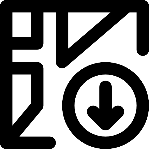 地図 Basic Black Outline icon