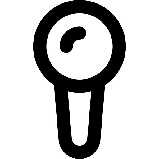 Pin Basic Black Outline icon