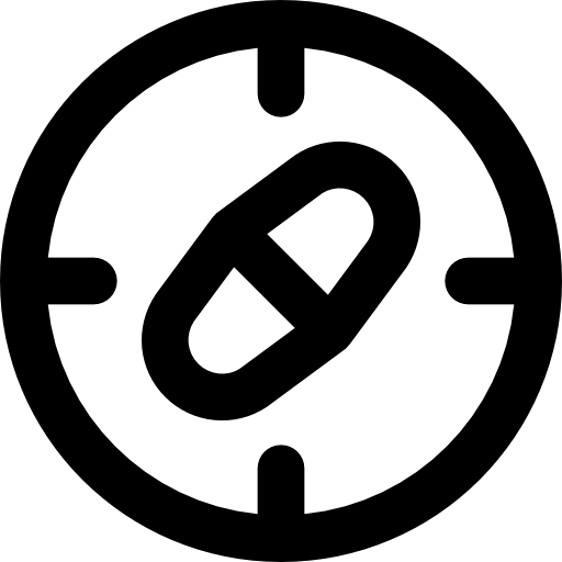 kompas Basic Black Outline icoon