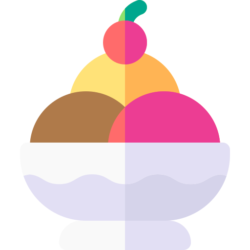 アイスクリームカップ Basic Rounded Flat icon