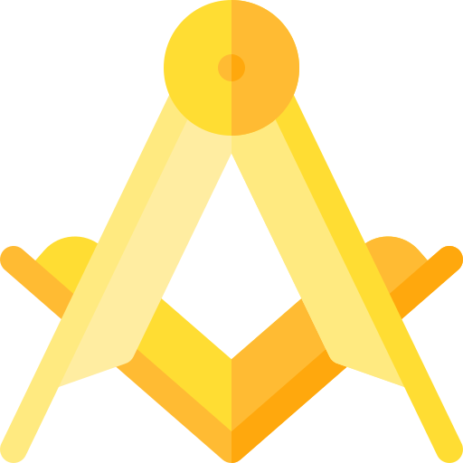 Freemasonry Basic Rounded Flat icon