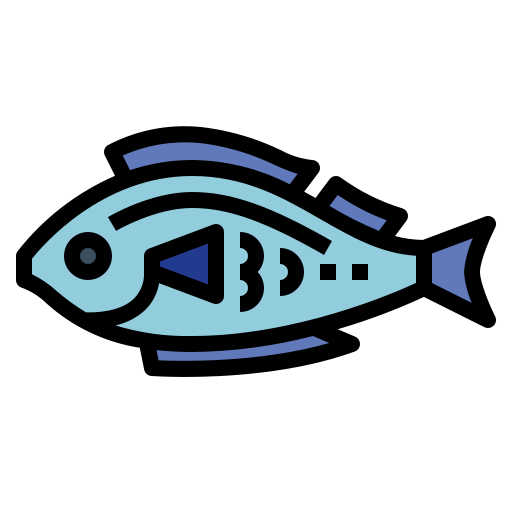 fisch Smalllikeart Lineal Color icon