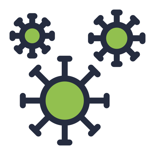 transmisión del virus Octopocto Lineal Color icono
