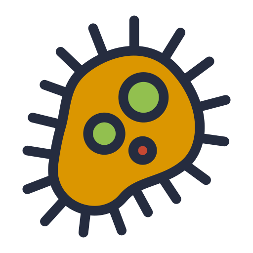 細菌 Octopocto Lineal Color icon