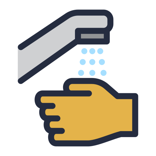 手を洗う Octopocto Lineal Color icon