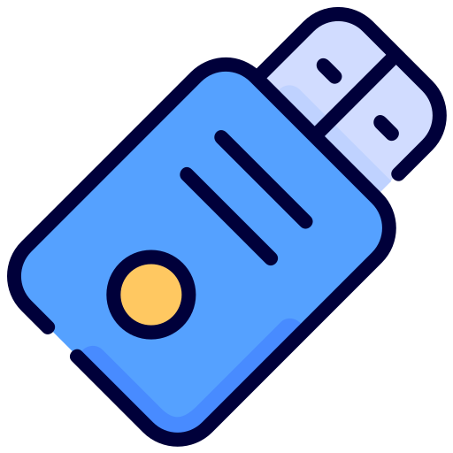 Flash disk Generic Outline Color icon