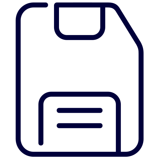 Memory card Generic Detailed Outline icon
