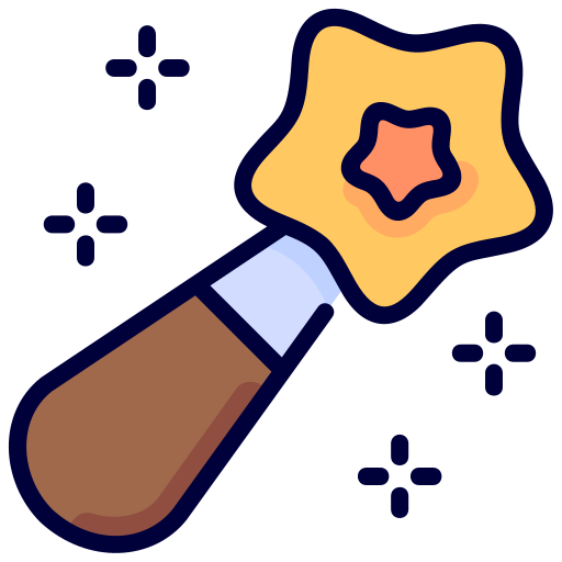 지팡이 Generic Outline Color icon