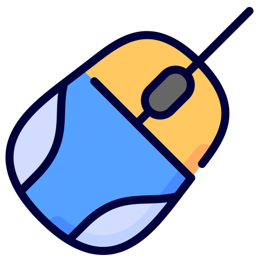 Mouse Generic Outline Color icon