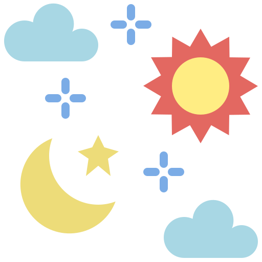 낮과 밤 Generic Flat icon