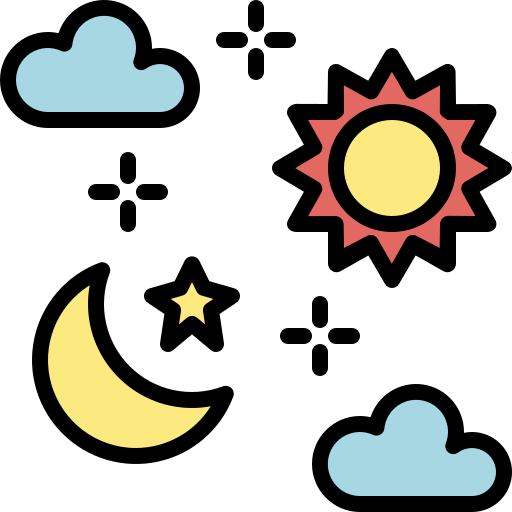 Day and night Generic Outline Color icon