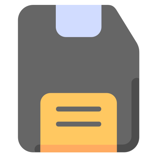 geheugenkaart Generic Flat icoon