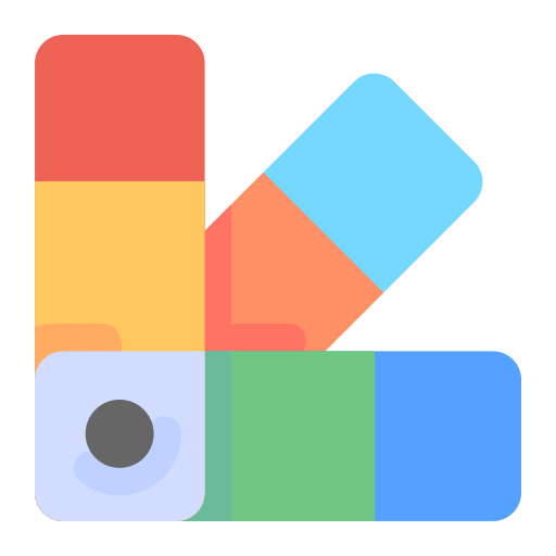 Color palette Generic Flat icon