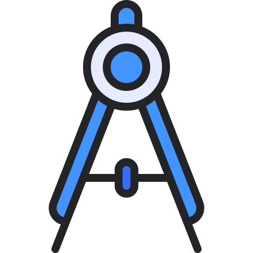 Drawing compass Generic Outline Color icon