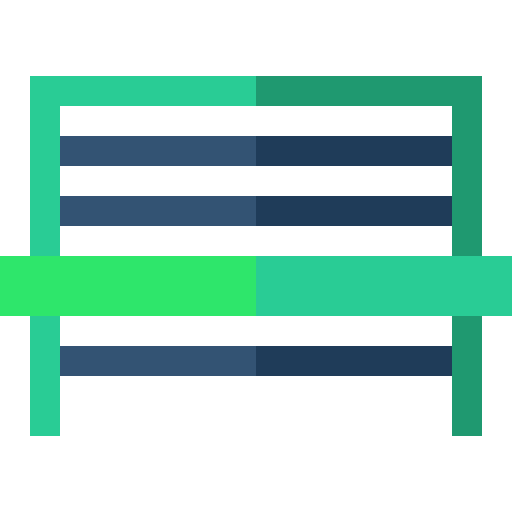 bank Basic Straight Flat icon