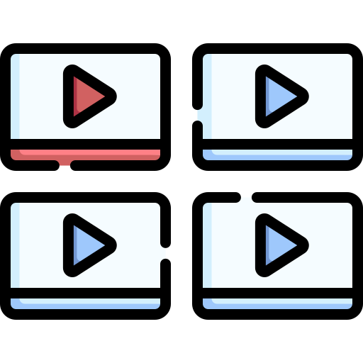 vídeo Special Lineal color icono