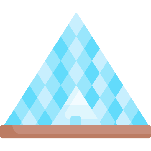 ルーブル美術館のピラミッド Special Flat icon