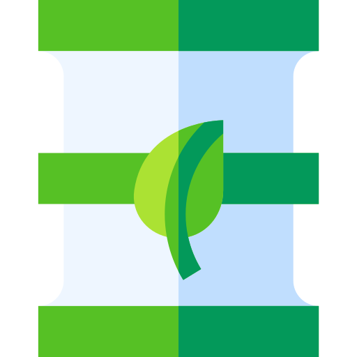 biocarburante Basic Straight Flat icona