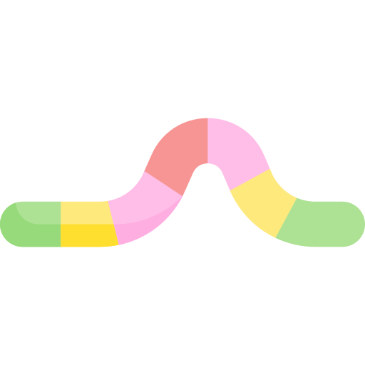 Worm Special Flat icon