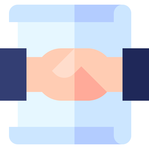 berufliche partnerschaft Basic Straight Flat icon