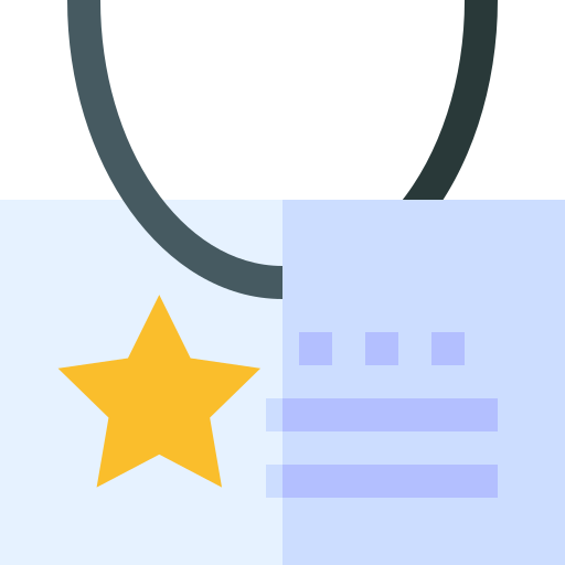 id-kaart Basic Straight Flat icoon