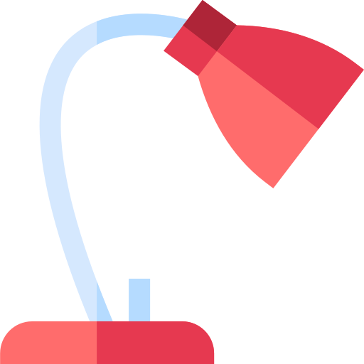 lámpara de escritorio Basic Straight Flat icono