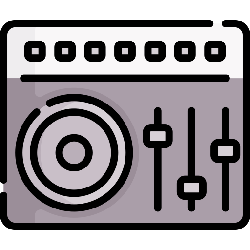 dj-mixer Special Lineal color icon