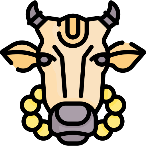 Święta krowa Special Lineal color ikona