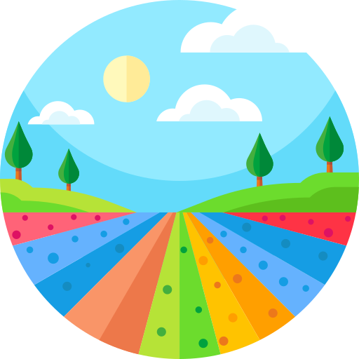 Agriculture Geometric Flat Circular Flat icon