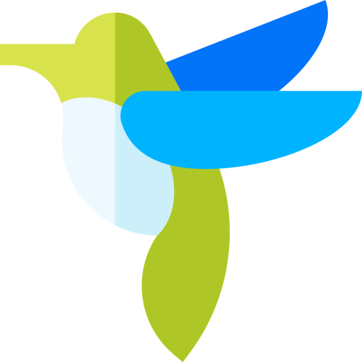 colibrí Basic Straight Flat icono