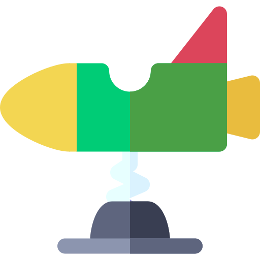 スプリングスイングロケット Basic Rounded Flat icon