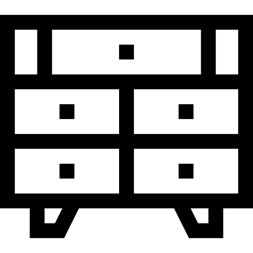 commode Basic Straight Lineal Icône