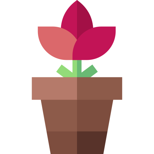 Plant pot Basic Straight Flat icon