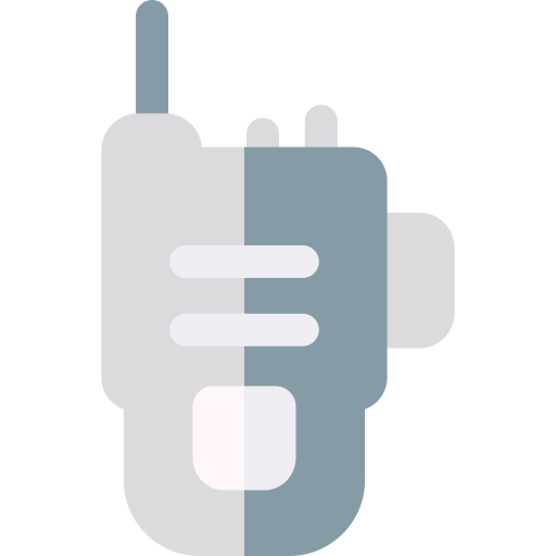 walkie talkie Basic Rounded Flat icono
