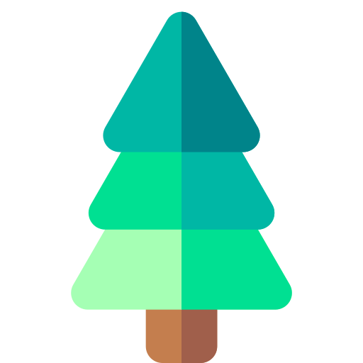 松の木 Basic Rounded Flat icon