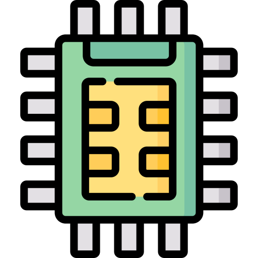 mikrochip Special Lineal color icon
