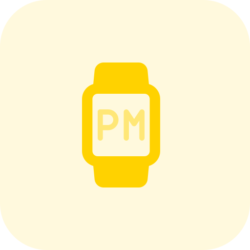 relógio inteligente Pixel Perfect Tritone Ícone