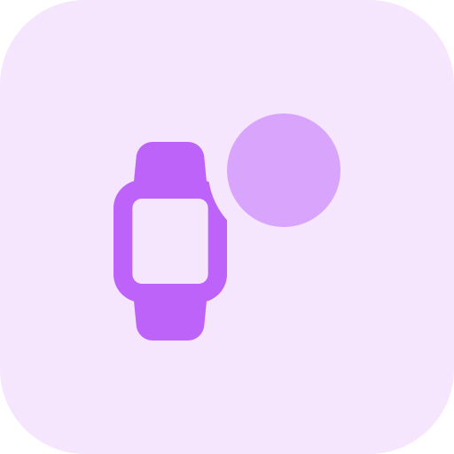 Smartwatch Pixel Perfect Tritone icon