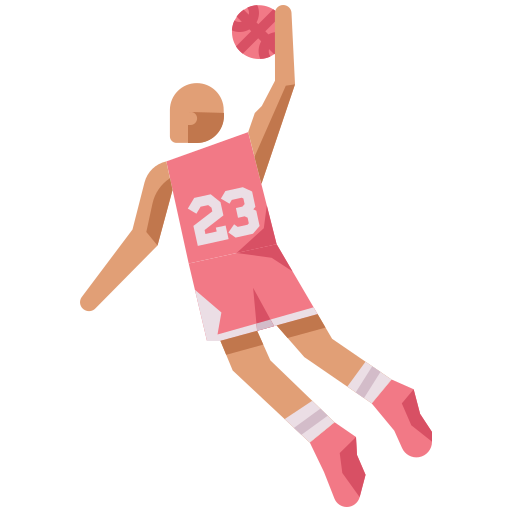 giocatore di basket Generic Flat icona
