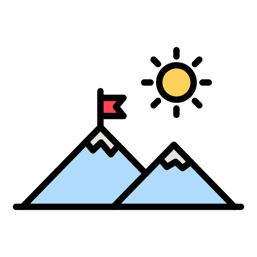 berge Generic Outline Color icon