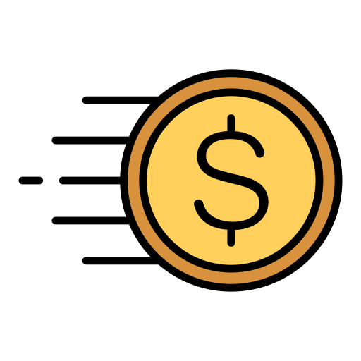 Dólar Generic Outline Color icono