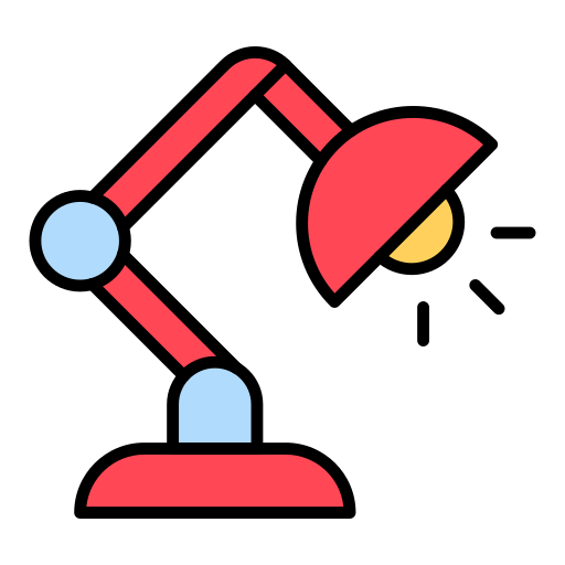 Lámpara Generic Outline Color icono