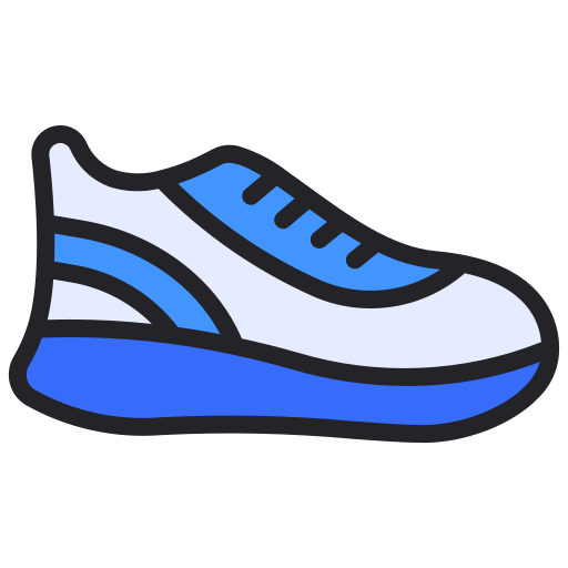 chaussures de course Generic Outline Color Icône