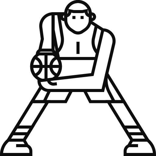 basketball-spieler Generic Detailed Outline icon