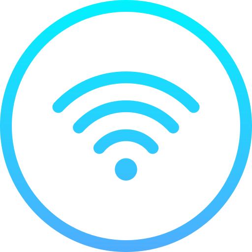 segnale wi-fi Generic Gradient icona