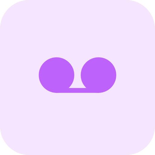 Voicemail Pixel Perfect Tritone icon