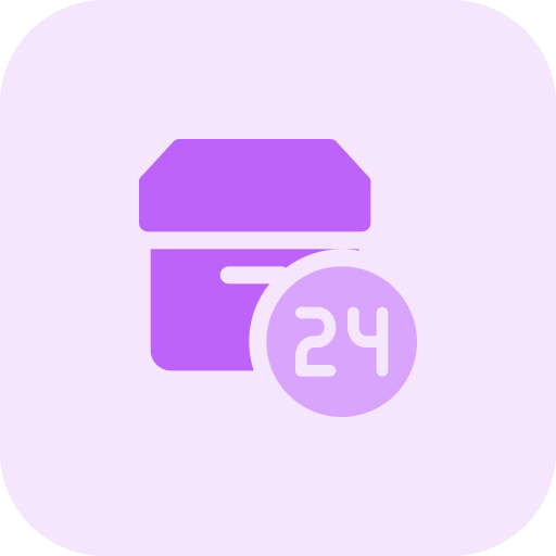 24 시간 Pixel Perfect Tritone icon