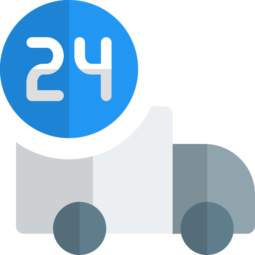 24 hours Pixel Perfect Flat icon