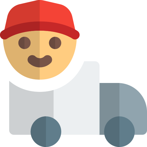 Pickup truck Pixel Perfect Flat icon