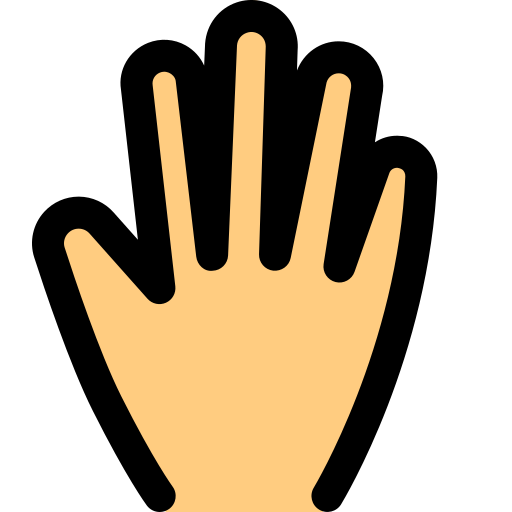 Палец вверх Pixel Perfect Lineal Color иконка